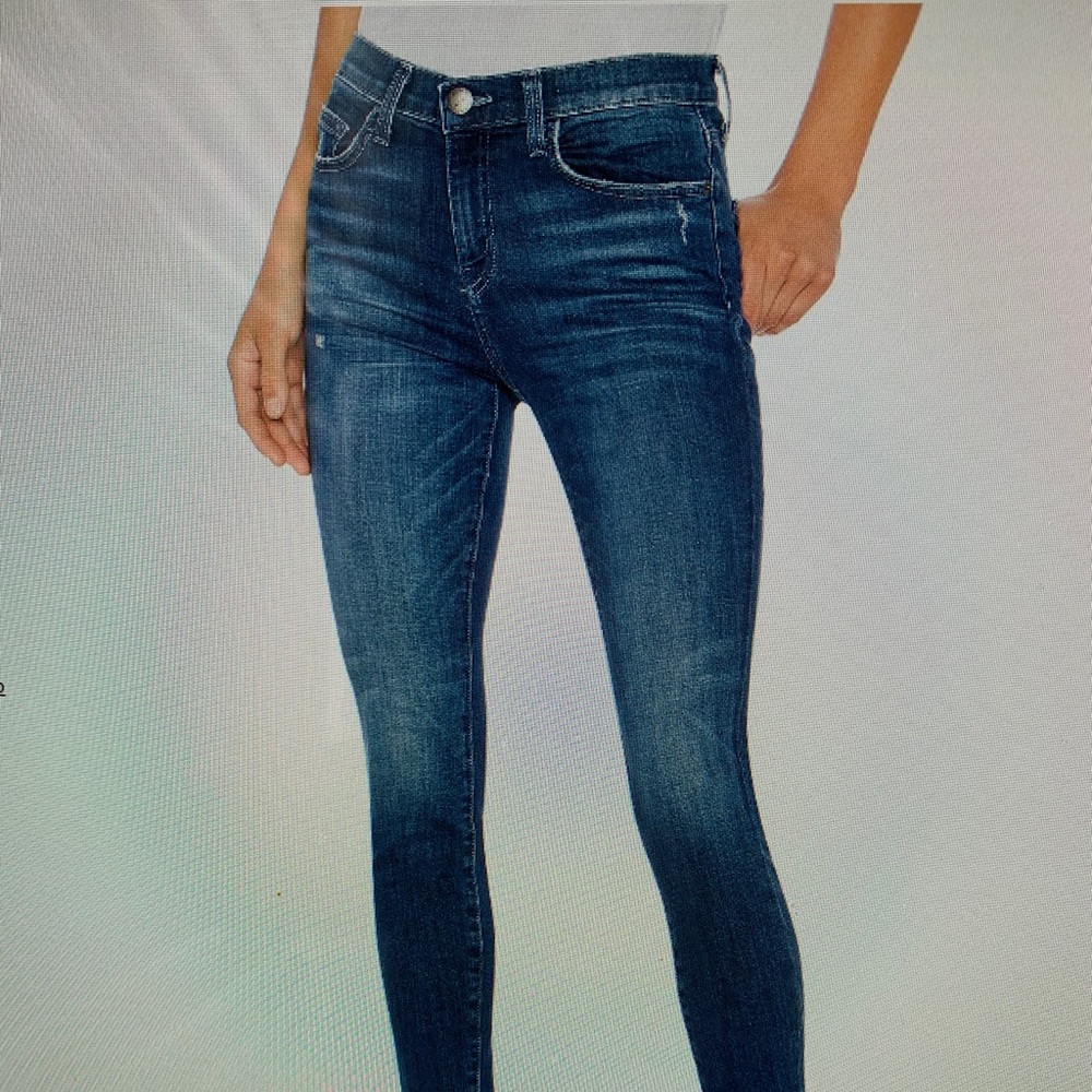 Current/Elliott Super High Waisted Ankle Skinny 27